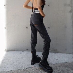 Ragged Priest Butt Cut Jean in Charcol